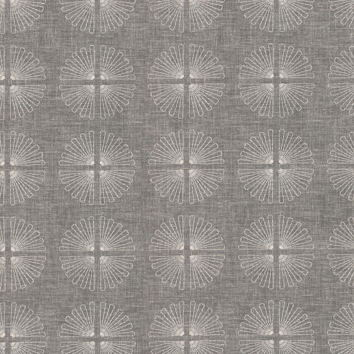 Array Emb Smoke 170071 by Studio NYC Design Designer Fabric - Base: 52%Poly 48%Cotton Emb: 100% Rayon India 9000 Horizontal: 3.2 and Vertical: 3.2 54" Base 51" Emb - Swanky Fabrics -