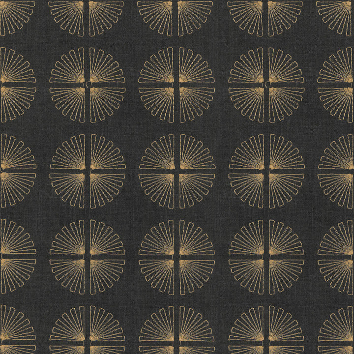 Array Emb Nightfall 170073 by Studio NYC Design Designer Fabric - Base: 52%Poly 48%Cotton Emb: 100% Rayon India 9000 Horizontal: 3.2 and Vertical: 3.2 54" Base 51" Emb - Swanky Fabrics -