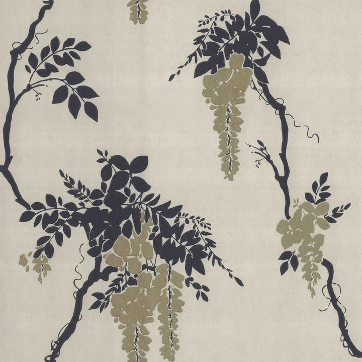Leonora (Wp) # 04 by 1838 Wallcoverings Designer Wallpaper Camellia HALF DROP PASTE THE WALL UNITED KINGDOM V-21" 20.5"X11YD - Swanky Fabrics -