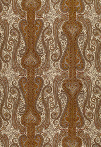 Schumacher Fabric Chavant Paisley Caramel 170621