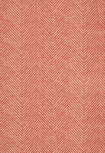 Schumacher Fabric Chevron D'Ete Coral 173040