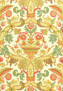 Schumacher Fabric Fontenay Vase Ivory 173320