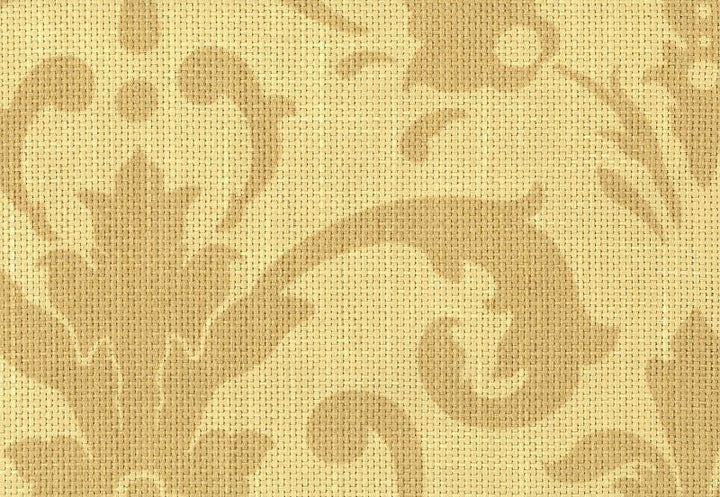 Linwood Raffia Damask Straw 173360 by Schumacher Designer Fabric - 75% Viscose, 25% Cotton - Horizontal: 25.75 and Vertical: 42 51.5 - Swanky Fabrics -