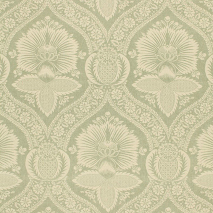 Villandry Damask Print Mineral 173373 by Schumacher Fabric Schumacher Fabric Villandry Damask Print Mineral 173373Fabric COTTON 100% THAILAND </p><p>Repeat: H: HORZ. 8 1/2" (22CM) , V: VERT. 28" (71CM) 54 - Fabric Carolina -