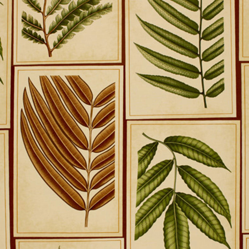 Montserrat Leaf Sepia 173500 by Schumacher Designer Fabric SCHUMACHER PRINTS COTTON 100% ITALY MARTINDALE 12,000 </p><p>Repeat: Horizontal: 27" (69CM) and Vertical: 43 3/4" (111CM) 54 - Swanky Fabrics -