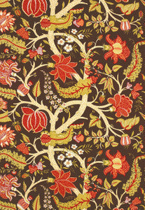 Schumacher Fabric Jaipur Tree Sable 173540