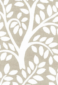 Schumacher Fabric Temple Garden Beaches 173582