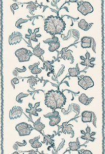 Schumacher Fabric Palampore Block Print Sapphire 173610