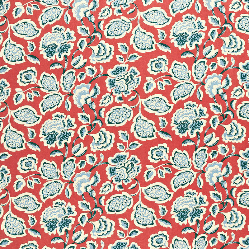 Deco Flower Berry 173700 by Schumacher Designer Fabric CLASSIC PRINTS LINEN 100% CZECH REPUBLIC </p><p>Repeat: Horizontal: 27" (69CM) and Vertical: 18" (46CM) 54 - Swanky Fabrics -