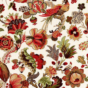 Schumacher Fabric Cambourne Coral 173822
