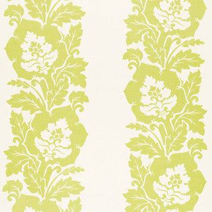 Schumacher Fabric Margate Damask Print Apple 173851