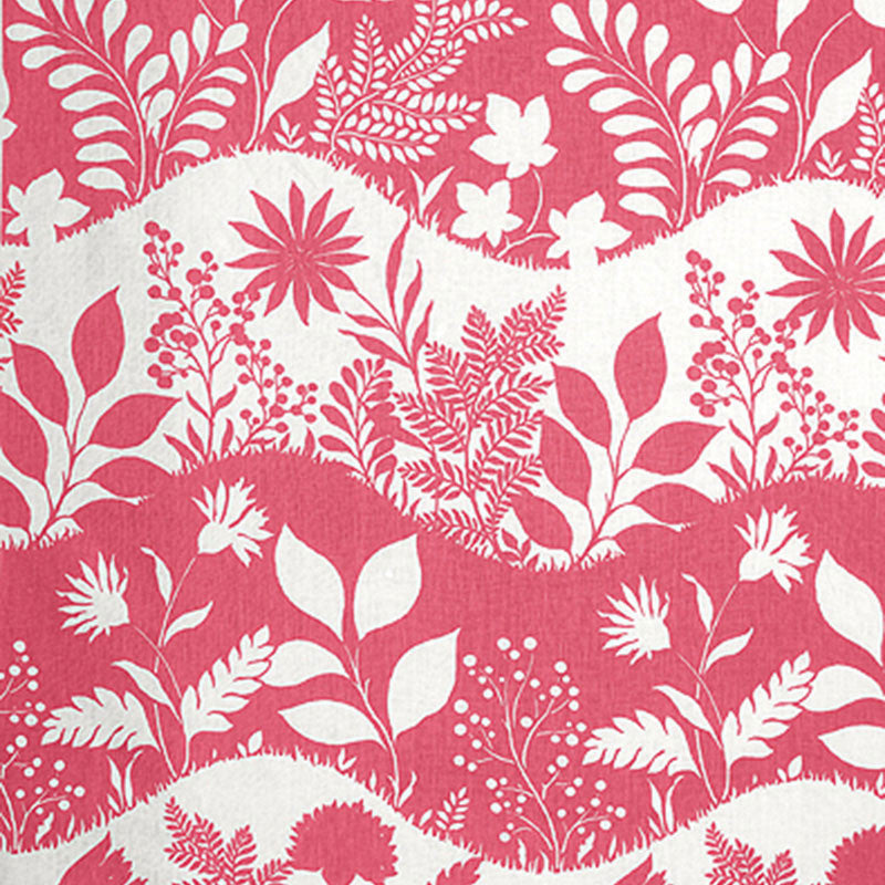 Good Day Sunshine Flamingo 173971 by Schumacher Designer Fabric GOOD VIBRATIONS LINEN 100% UNITED STATES OF AMERICA </p><p>Repeat: Horizontal: 27" (69CM) and Vertical: 60 1/4" (153CM) 57 - Swanky Fabrics -