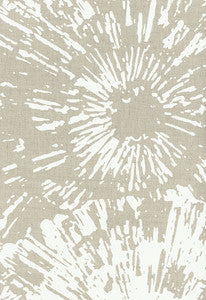 Schumacher Fabric Fireworks Frosted Natural 173993