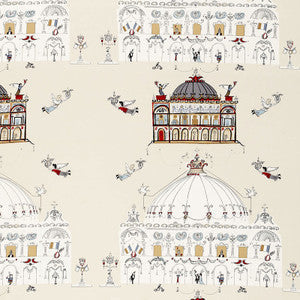 Schumacher Fabric Opera Natural 174001