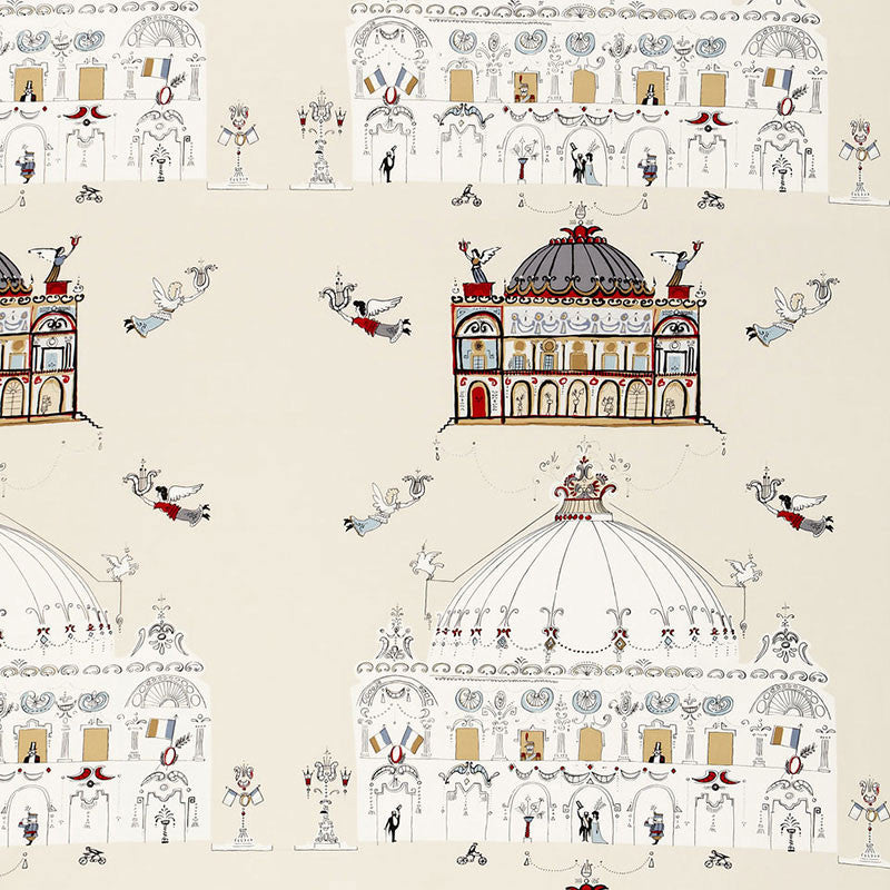 Opera Natural 174001 by Schumacher Fabric Schumacher Fabric Opera Natural 174001Fabric COTTON 100% FRANCE </p><p>Repeat: H: HORZ. 34" (86CM) , V: VERT. 36" (91CM) 68.5 - Fabric Carolina -