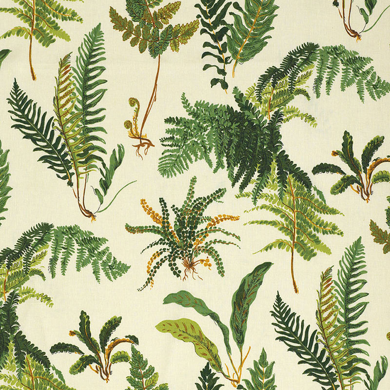 Les Fougeres Document 174090 by Schumacher Designer Fabric SCHUMACHER CLASSICS See Sample BELGIUM . </p><p>Repeat: Horizontal: 18" (46CM) and Vertical: 25 1/4" (64CM) 54" WIDE (137CM) - Swanky Fabrics -