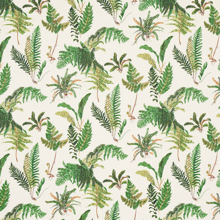 Les Fougeres Document 174090 by Schumacher Designer Fabric SCHUMACHER CLASSICS LINEN 100% BELGIUM </p><p>Repeat: Horizontal: 18" (46CM) and Vertical: 25 1/4" (64CM) 54 - Swanky Fabrics -