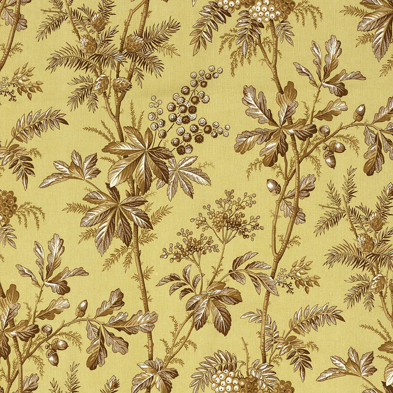 Brantwood Vine Pear 174110 by Schumacher Fabric Schumacher Fabric Brantwood Vine Pear 174110Fabric LINEN 100% BELGIUM </p><p>Repeat: H: HORZ. 18" (46CM) , V: VERT. 25 1/4" (64CM) 54 - Fabric Carolina -