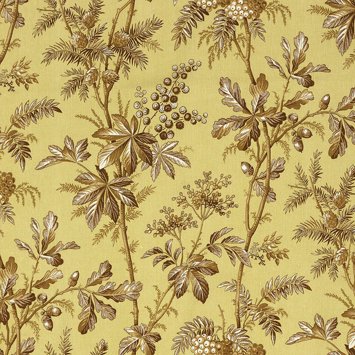 Brantwood Vine Pear 174110 by Schumacher Fabric Schumacher Fabric Brantwood Vine Pear 174110Fabric LINEN 100% BELGIUM </p><p>Repeat: H: HORZ. 18" (46CM) , V: VERT. 25 1/4" (64CM) 54 - Fabric Carolina -