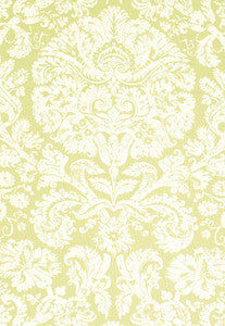 Schumacher Fabric Barresa Damask Pear 174131