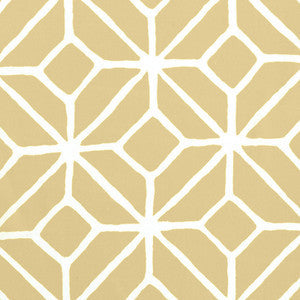 Schumacher Fabric Trellis Print Dune 174231
