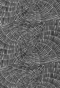 Schumacher Fabric Sonriza Print Black 174243