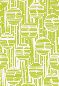 Schumacher Fabric Bamboo Forest Print Parrot 174250