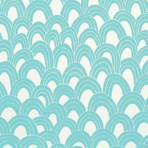 Schumacher Fabric Arches Print Pool 174271
