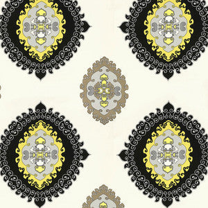Schumacher Fabric Super Paradise Print Driftwood 174322