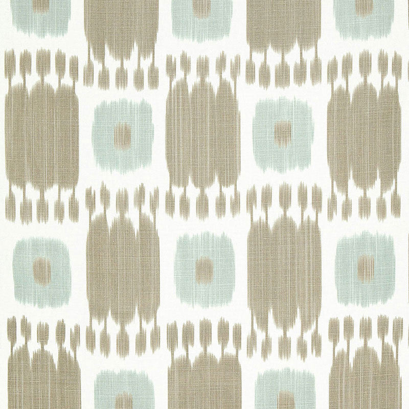 Kandira Greige 174401 by Schumacher Designer Fabric IKAT COLLECTION LINEN 100% FRANCE </p><p>Repeat: Horizontal: 9" (23CM) and Vertical: 29 1/2" (75CM) 53 - Swanky Fabrics -