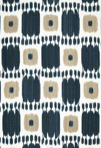 Schumacher Fabric Kandira Indigo 174402