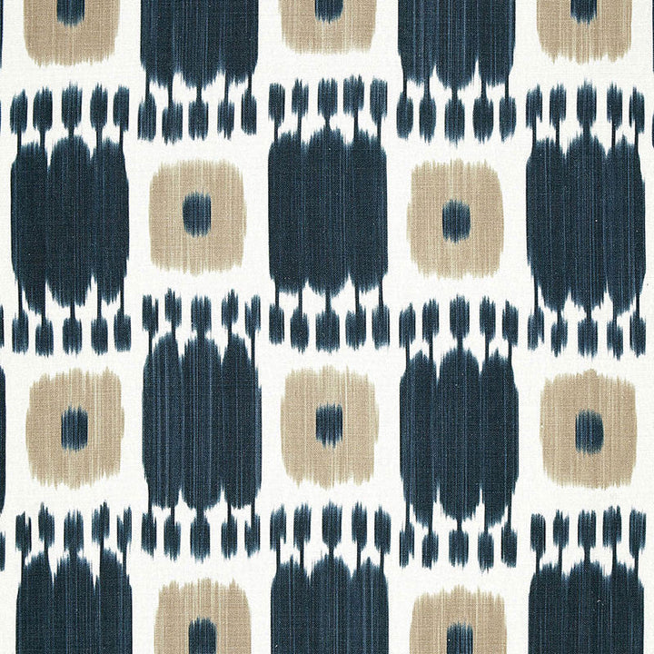 Kandira Indigo 174402 by Schumacher Fabric Schumacher Fabric Kandira Indigo 174402Fabric LINEN 100% FRANCE </p><p>Repeat: H: HORZ. 9" (23CM) , V: VERT. 29 1/2" (75CM) 53 - Fabric Carolina -