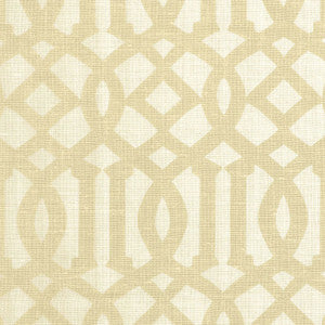 Schumacher Fabric Imperial Trellis Ii Sand / Ivory 174412