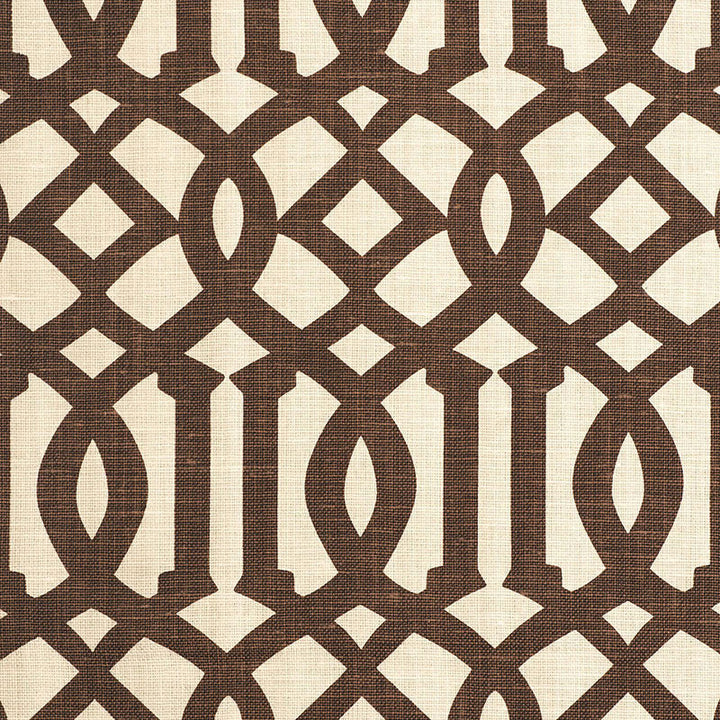 Imperial Trellis Ii Java / Cream 174413 by Schumacher Fabric Schumacher Fabric Imperial Trellis Ii Java / Cream 174413Fabric LINEN 100% BELGIUM </p><p>Repeat: H: HORZ. 6" (15CM) , V: VERT. 12" (30CM) 54 - Fabric Carolina -