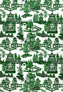 Schumacher Fabric Nanjing Jade 174432