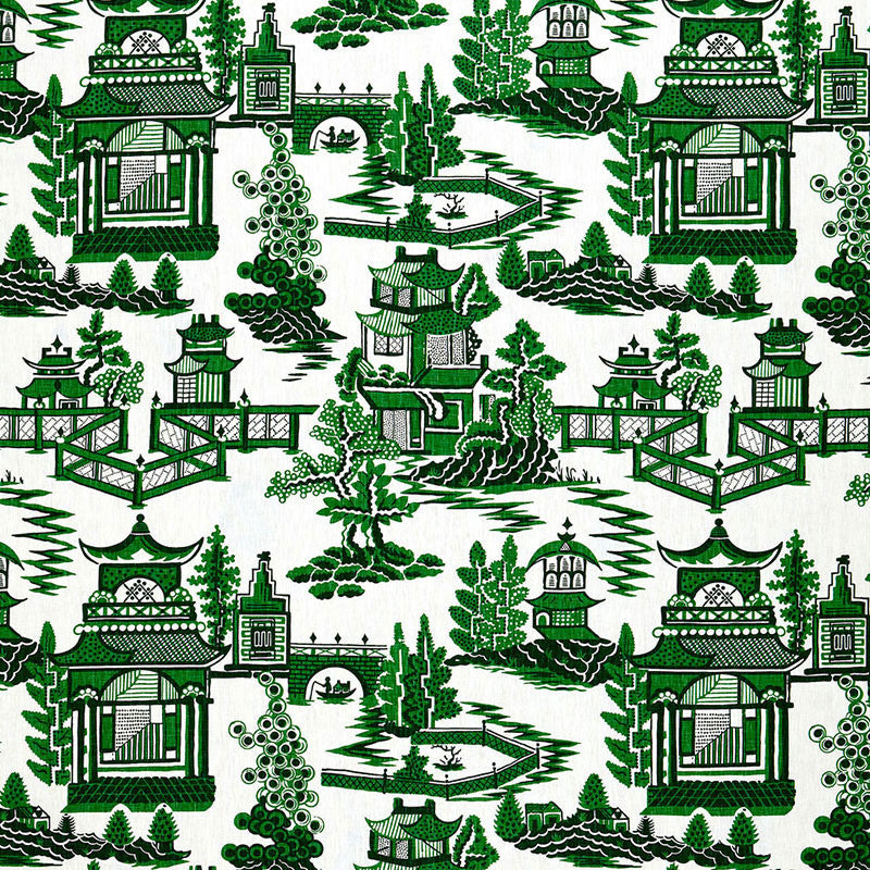 Nanjing Jade 174432 by Schumacher Designer Fabric PRINT HAPPY LINEN 100% UNITED STATES OF AMERICA </p><p>Repeat: Horizontal: 27" (69CM) and Vertical: 25 1/4" (64CM) 54 - Swanky Fabrics -