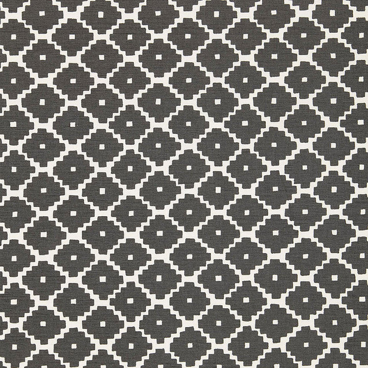 Ziggurat Charcoal 174480 by Schumacher Fabric Schumacher Fabric Ziggurat Charcoal 174480Fabric COTTON 100% INDIA </p><p>Repeat: H: HORZ. 4 1/2" (11CM) , V: VERT. 6 3/4" (17CM) 54 - Fabric Carolina -