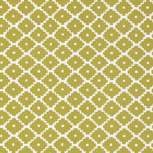 Schumacher Fabric Ziggurat Chartreuse 174483