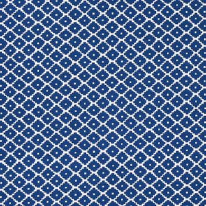 Schumacher Fabric Ziggurat Blue 174487