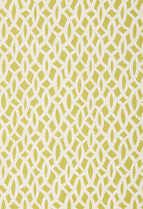 Schumacher Fabric Chain Link Chartreuse 174491