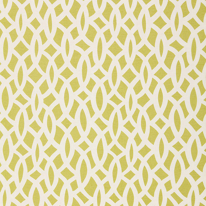 Chain Link Chartreuse 174491 by Schumacher Designer Fabric TESSERA I SMALL PATTERNS COTTON 100% INDIA </p><p>Repeat: Horizontal: 6 3/4" (17CM) and Vertical: 18" (46CM) 54 - Swanky Fabrics -