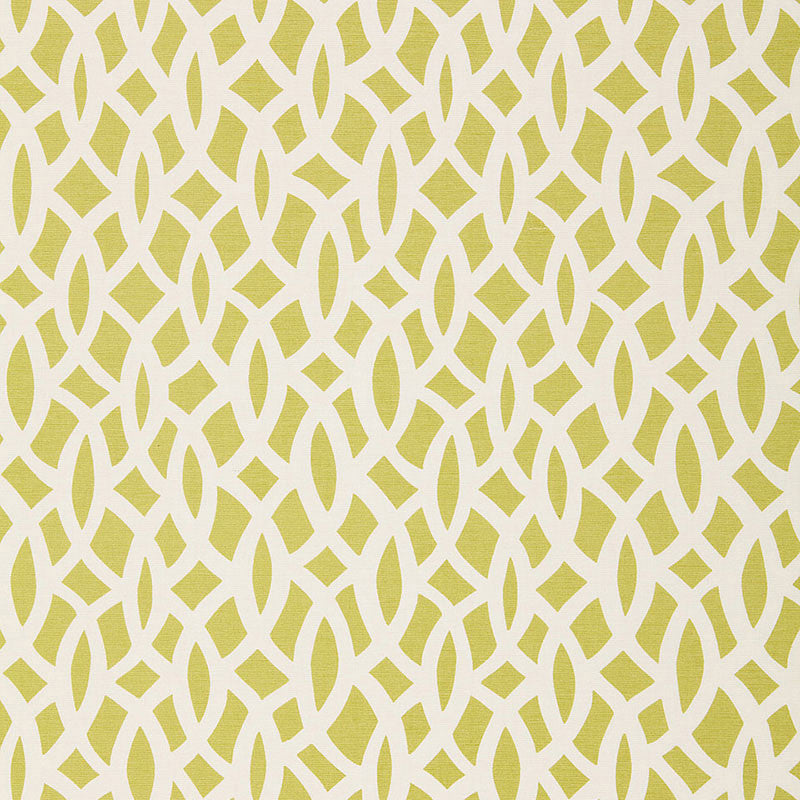 Chain Link Chartreuse 174491 by Schumacher Designer Fabric TESSERA I SMALL PATTERNS See Sample INDIA MEDIUM DUTY </p><p>Repeat: Horizontal: 6 3/4" (17CM) and Vertical: 18" (46CM) 54" WIDE (137CM) - Swanky Fabrics -