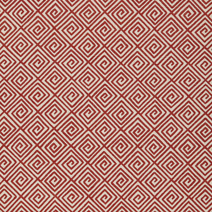 Greek Key Ruby 174502 by Schumacher Fabric Schumacher Fabric Greek Key Ruby 174502Fabric COTTON 51% INDIA </p><p>Repeat: H: HORZ. 9" (23CM) , V: VERT. 9" (23CM) 54 - Fabric Carolina -