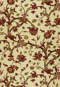 Schumacher Fabric Eastbury Manor Print Jewel 174532