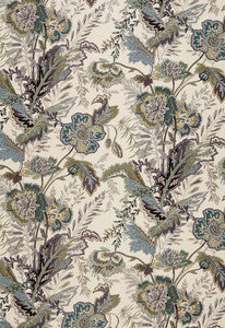 Schumacher Fabric Sandoway Vine Seaglass 174540