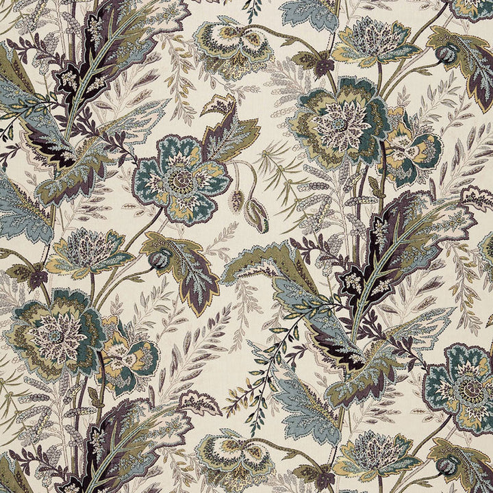 Sandoway Vine Seaglass 174540 by Schumacher Fabric Schumacher Fabric Sandoway Vine Seaglass 174540Fabric LINEN 100% UNITED KINGDOM </p><p>Repeat: H: HORZ. 18" (46CM) , V: VERT. 27" (69CM) 54 - Fabric Carolina -