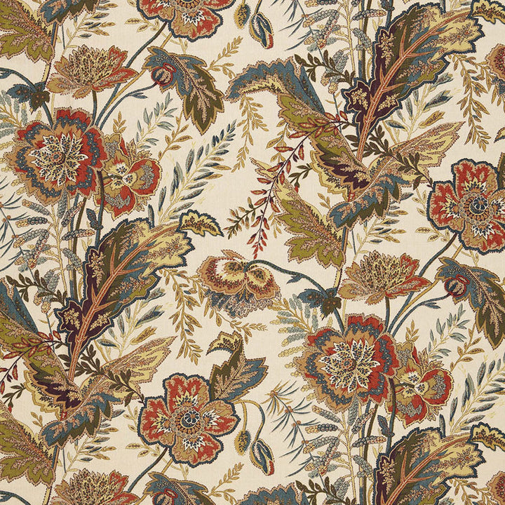 Sandoway Vine Spice 174541 by Schumacher Fabric Schumacher Fabric Sandoway Vine Spice 174541Fabric LINEN 100% UNITED KINGDOM </p><p>Repeat: H: HORZ. 18" (46CM) , V: VERT. 27" (69CM) 54 - Fabric Carolina -