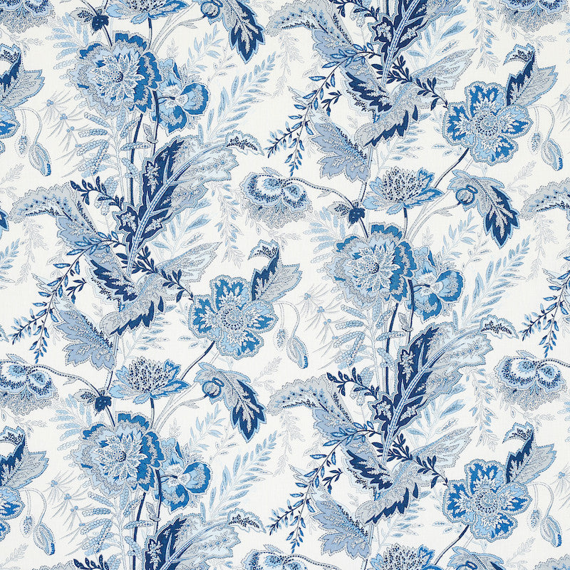 Sandoway Vine Delft 174544 by Schumacher Fabric Schumacher Fabric Sandoway Vine Delft 174544Fabric LINEN 100% UNITED KINGDOM </p><p>Repeat: H: HORZ. 18" (46CM) , V: VERT. 27" (69CM) 54 - Fabric Carolina -