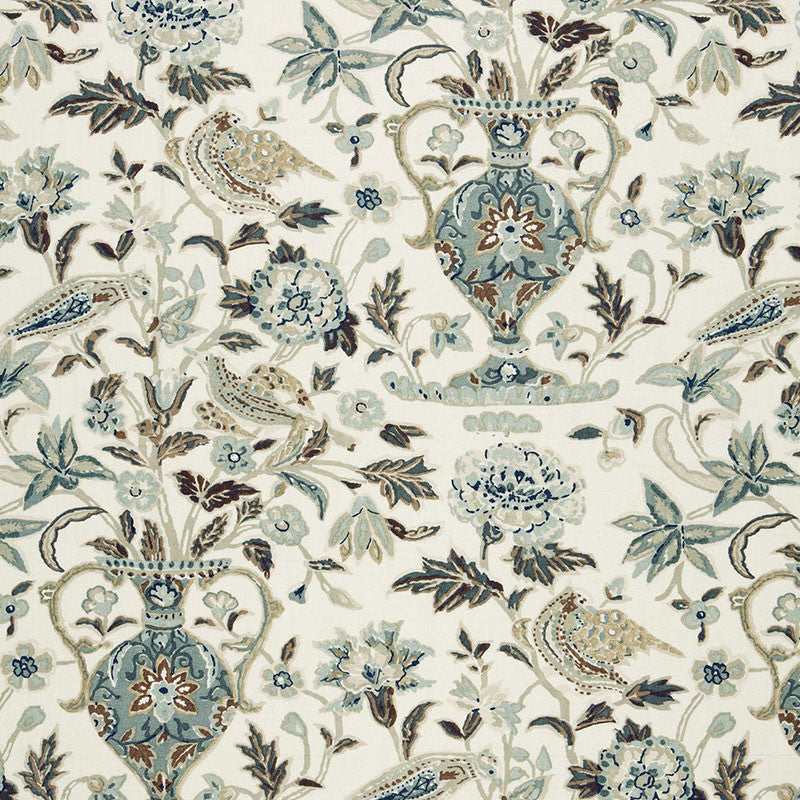 Camberwell Vase Print Mineral 174551 by Schumacher Fabric Schumacher Fabric Camberwell Vase Print Mineral 174551Fabric LINEN 100% UNITED KINGDOM </p><p>Repeat: H: HORZ. 13 1/2" (34CM) , V: VERT. 39 1/2" (100CM) 54 - Fabric Carolina -