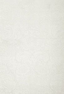 Schumacher Fabric Padova Damask Natural Ivory 174600